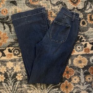 Old Navy Dark Blue Flare Jeans